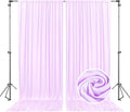10 x 10 Feet Light Purple Backdrop Curtain for Partie, Background Curtains for Photoshoot, Birthday, Wedding, Halloween, Thanksgiving, Christmas, New Year Party Decorations 5Ft x 10Ft, 2 Panels