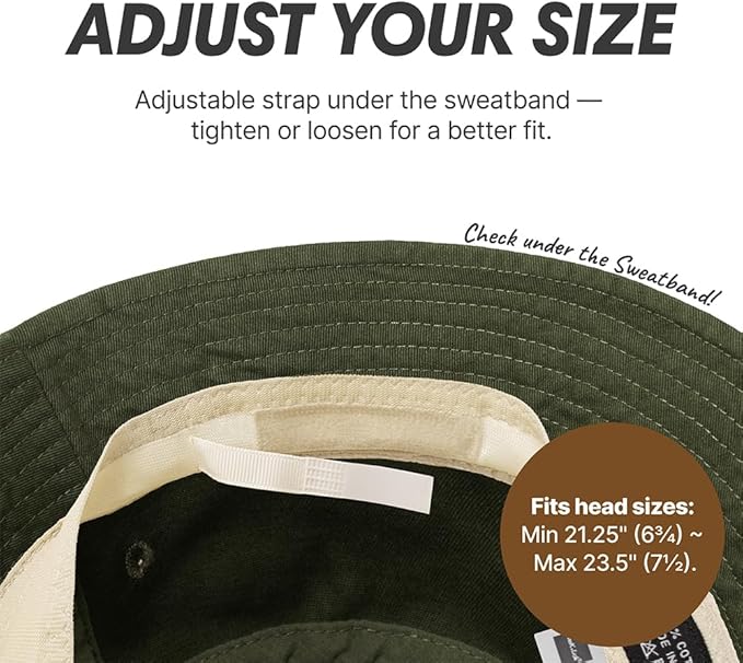 Hot Summer Bucket Hat - Trendy Cotton Sun Hat for Beach, Golf, Fishing - Fun Outdoor Vacation Boonie for Men and Women