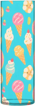ALAZA Ice Cream Donuts Pattern Flower Vases for Home Decor Kitchen Bedroom Living Room Bathroom Office Table Decorations