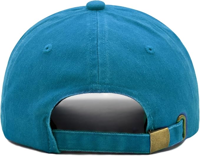 Waldeal Pickleball Hat for Women, Ajustable Embroidered Daisy Washed Denim Baseball Cap