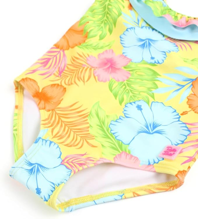 RuffleButts® Baby/Toddler Girls Ruffle Strap One Piece Swimsuit w/UPF 50+ Sun Protection