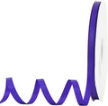 MEEDEE Purple Ribbon 3/8 Inch Purple Satin Ribbon Double Faced Satin Ribbon Purple Wedding Ribbon Thin Purple Ribbon for Gift Wrapping Purple Fabric Ribbon for Crafts Ribbon for Lei Making, 100 Yards