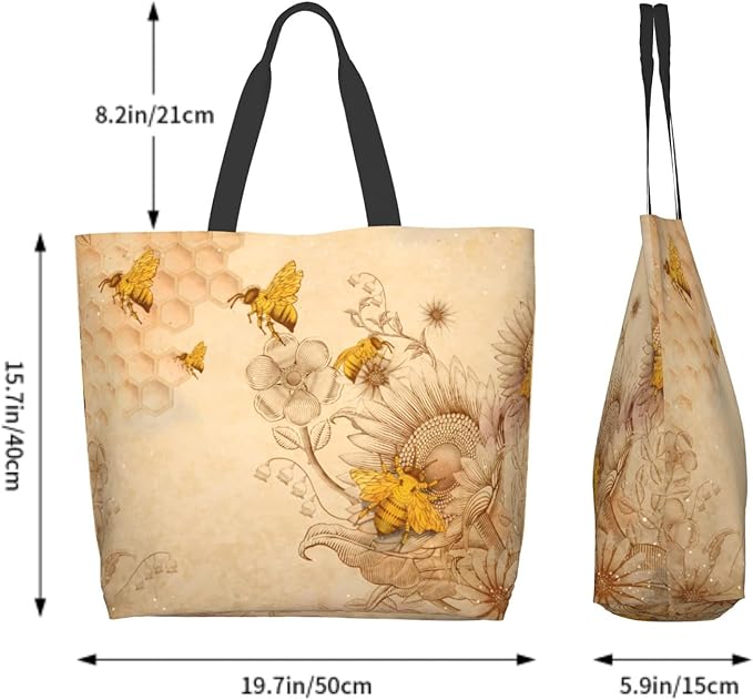 Shoulder Bag Large Reusable Eco-friendly Shopping Bags Portable Storage Handbag