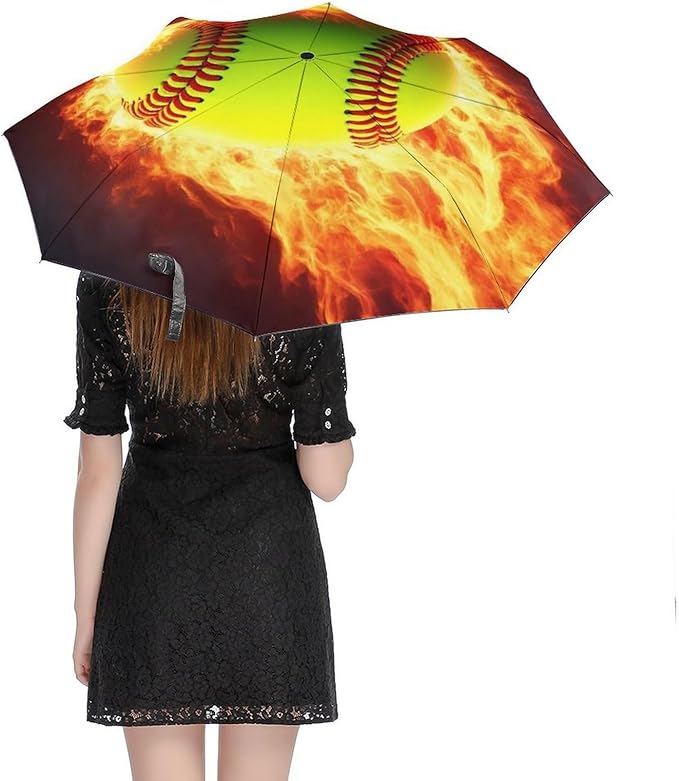 Fashion 3 Fold Sunny Rain Sunscreen Umbrella Portable Automatic Umbrella