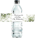 100 Pcs Greenery Floral Birthday Water Bottle Labels Sticker for Party Table Decoration Party Supplies Birthday Gift Ideas for Women Her