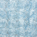 Efavormart Wonderland Rosette Premium Table Runners for Weddings Party Banquets Decor Fit Rectangle and Round Table - Light Blue