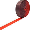Ribbon 1 Inch, Brown & Poppy Red Two-Tone Double Faced Satin Ribbon for Gift Wrapping, Flower Bouquet, Bow, Hair, Wedding, DIY Crafts, Holiday Party Decorations, 30 Yards Total