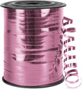500 Yards Metallic Shiny Curling Ribbon with Spool, 1/5" Curly Ribbons - Perfect for Gift Wrapping, Florist Flowers, Birthday Party Decorations, and Balloon String Ribbon in Pink