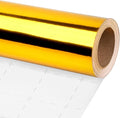 LaRibbons Gold Metallic Wrapping Paper, 30 Inch X 33 Feet (82.5sq.ft) Solid Color Paper Roll, Gift Wrapping Paper Rolls for Wedding, Birthday, Baby Shower