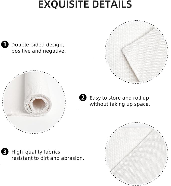 Placemats 4 pcs Leopard Double-Layer Imitation Linen Place Mats Non-Slip Heat-Resistant Tablemats for Home Restaurant Hotel 18×12 Inch