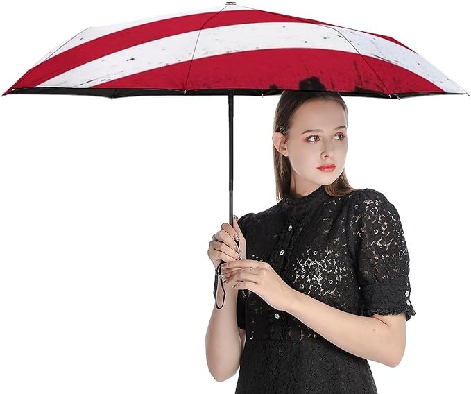 Fashion 3 Fold Sunny Rain Sunscreen Umbrella Portable Automatic Umbrella