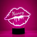 Custom Love & Heart LED Sign Night Light Lamp with Remote, Light Up Display with Personalized Name or Image, Customized and Made in The USA, Clear Acrylic Home Decor Design with 16 Colors, 4 Modes