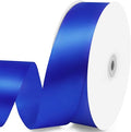 1-1/2" x 100 Yards Satin Ribbon - Wide Silk Royal Blue Ribbon with Spool - Ideal for Gift Wrapping, Floral Bouquets, Crafts, Wedding Party Decorations, Christmas and Sewing Projects