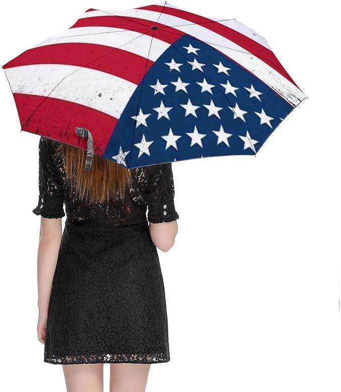 Fashion 3 Fold Sunny Rain Sunscreen Umbrella Portable Automatic Umbrella