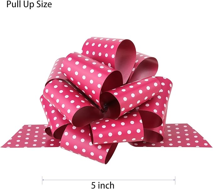 Christmas Gift Wrap Bows Ribbon 40mm for Xmas Wrapping, Christmas Decorations, Florist Wrap (24PCS in 24 Patterns)