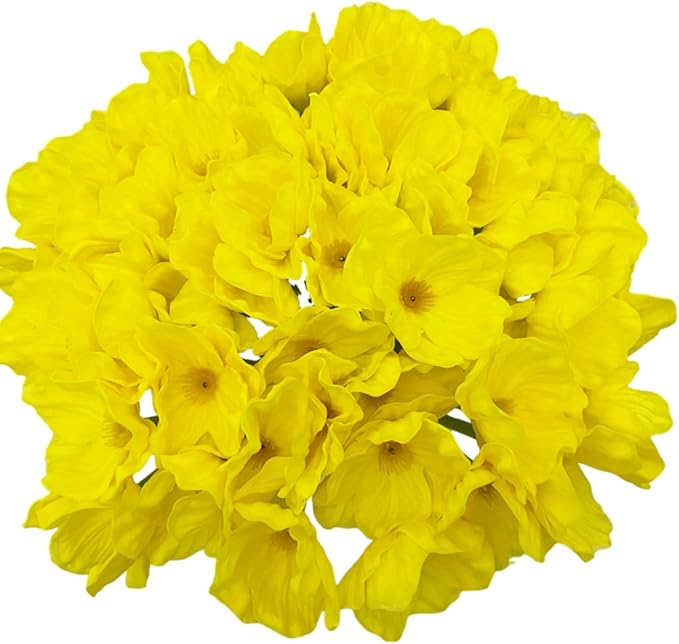 10 PCS High Quaulity Fresh Artificial Mini Real Touch PU/Latex Corn Poppies Decorative Silk Fake Artificial Poppy Flowers for Wedding Holiday Bridal Bouquet Home Party Decor (Yellow)