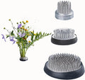 3 Pcs Flower Frogs for Flower Arrangements, Japanese Ikebana Stem Holder, Kenzan Flower Frog for Arrangements Vase, 0.91 Inch 1.38 Inch 2.36 Inch Pin Holder with Rubber Base