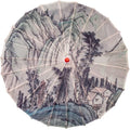 Parasol Chinese Style Classical Oil Paper Umbrella Rainproof Umbrella, Parasol Pendent Floral Mulitcolor Paper and Bamboo Painted Paper Parasol