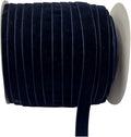 10 Yards Velvet Ribbon Spool (Navy, 5/8")