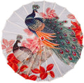 Parasol Chinese Style Classical Oil Paper Umbrella Rainproof Umbrella, Parasol Pendent Floral Mulitcolor Paper and Bamboo Painted Paper Parasol