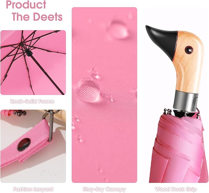 Duck Umbrella – Cute Duck with Adorable Duck Handle, The Perfect Duck Umbrella for Duck Lovers