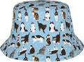 Cartoon Bucket Hat Summer Beach Travel Sun Hat Packable Fisherman Cap for Men Women
