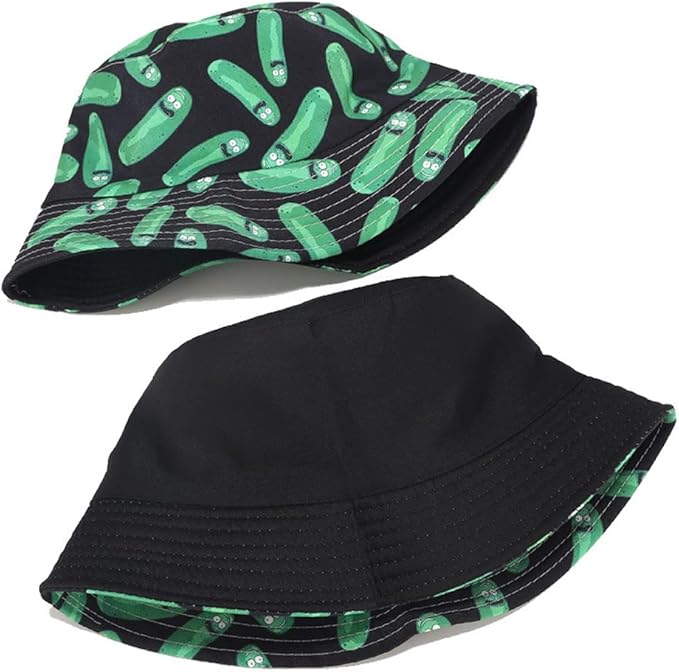 Quanhaigou Bucket Hat for Men Women,Packable Reversible Printed Sun Hats,Fisherman Outdoor Summer Travel Hiking Beach Caps