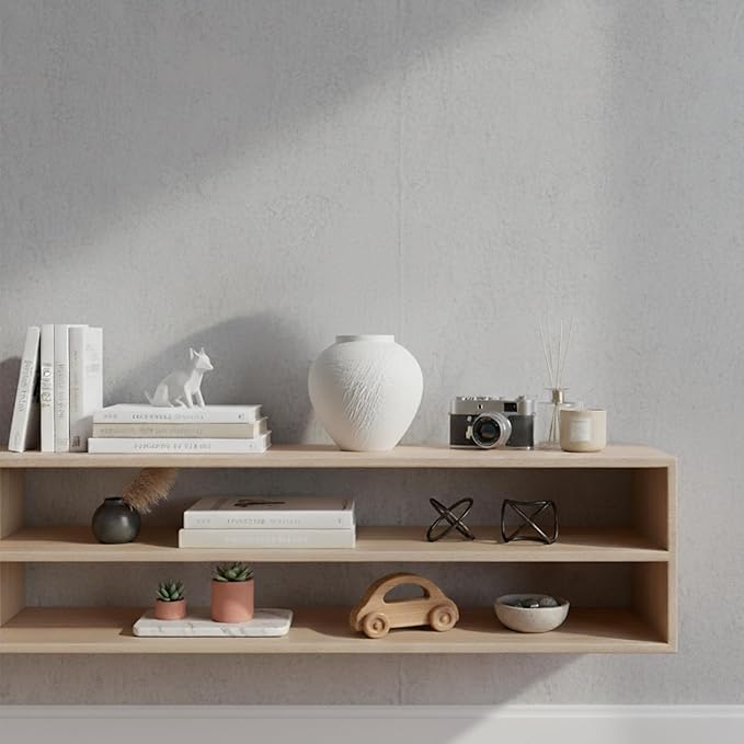 Vintage Ceramic Vase, Minimalist Texture Stone Patterned White Flower Vase, Decorative Vase for Living Room Shelf Farmhouse Dining Table Centerpiece Decor (White Texture 7.9'')