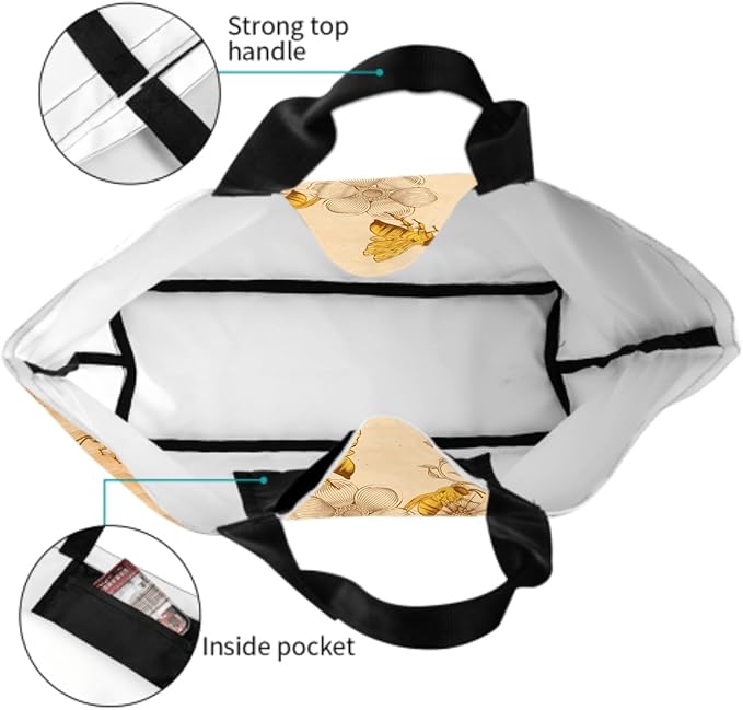 Shoulder Bag Large Reusable Eco-friendly Shopping Bags Portable Storage Handbag