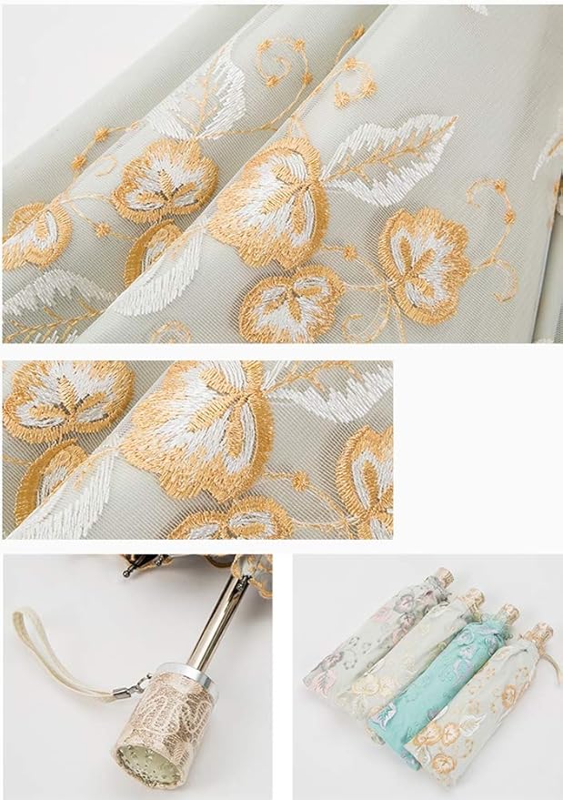 Honeystore Flower Lace Parasols for Wedding Party Lace Bridal Umbrella