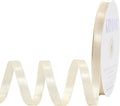 Cream Satin Ribbon, Double Faced 3/8 Inch X 50 Yards Cream Ribbon, Premium Satin Ribbon for Gift Wrapping, Crafts, Hair Bow Making, Sewing, Flower Bouquet, Wedding Party Decor