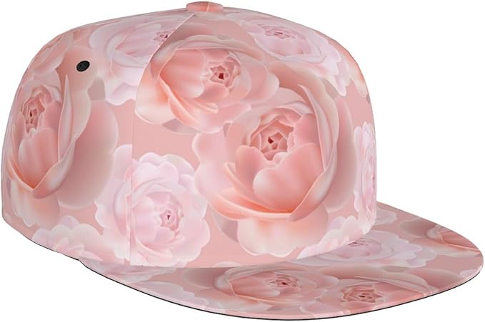 Rose Baseball Cap Adjustable Flower Baseball Caps Womens Hat Rose Flower Baseball Hats for Women Outdoor