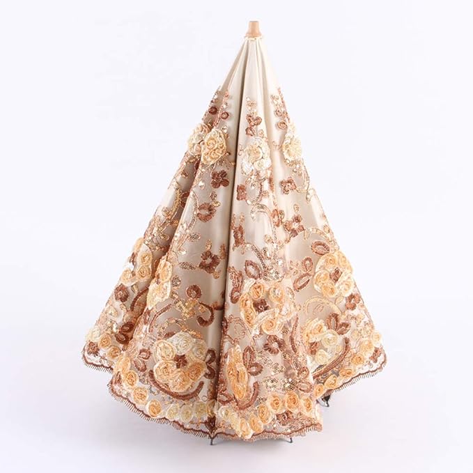 Honeystore Flower Lace Parasols for Wedding Party Lace Bridal Umbrella