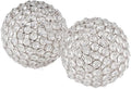 Modern Day Accents Sphere, 5 Inches, Silver