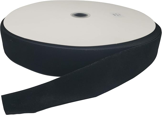 10 Yards Velvet Ribbon Spool (Black, 1 1/2 inch)