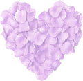 LZXD 1000 Pieces Light Purple Artificial Silk Rose Petals Flower Decoration Wedding Party Color Light Purple