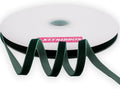 Dk Green Velvet Ribbon Single Sided,3/8 Inch X 25Yards Spool