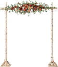 Ling's moment Wedding Arch Flowers - 6.5FT Floral Garland for Ceremony Arbor Backdrop Decoration - Artificial Rose Floral Swag for Sweetheart Table Birthday Party, Baby Shower, Terracotta Orange