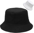 Malaxlx Unisex Bucket Hat Beach Sun Hat Aesthetic Fishing Hat for Men Women Teens, Reversible Double-Side-Wear