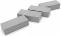 XCEL Floral Foam Blocks - Reusable, Weather Resistant Foam - Perfect for Fresh & Artificial Flower Arrangements, Crafts, Planter Boxes, Home Decor & More - 4-Pk, Gray (9” x 3” x 3”)