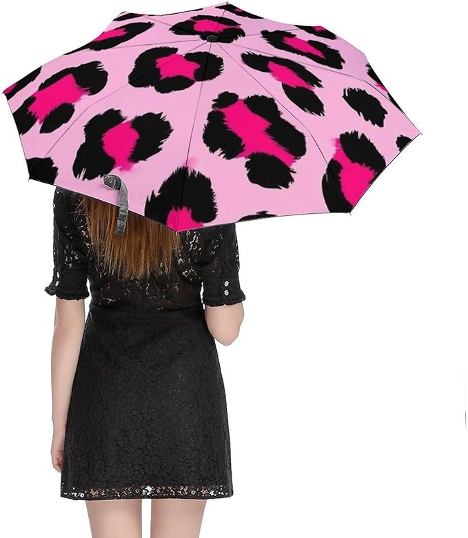 Fashion 3 Fold Sunny Rain Sunscreen Umbrella Portable Automatic Umbrella