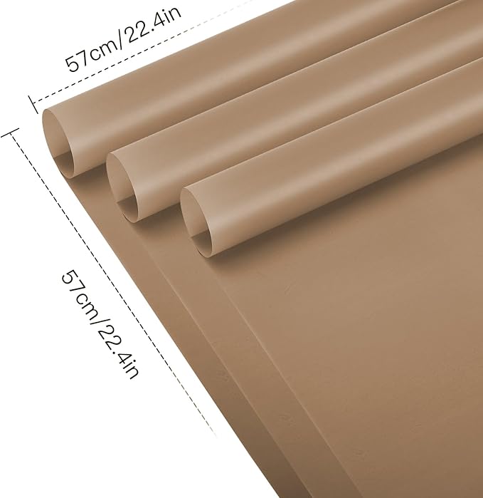 WRAPAHOLIC 20 Sheets Flower Wrapping Paper - 22.4 x 22.4 inch Pure Coffee Color Water-Resistant Floral Bouquet Wrapping Paper, Florist Supplies Packaging for Wedding Birthday Gift DIY