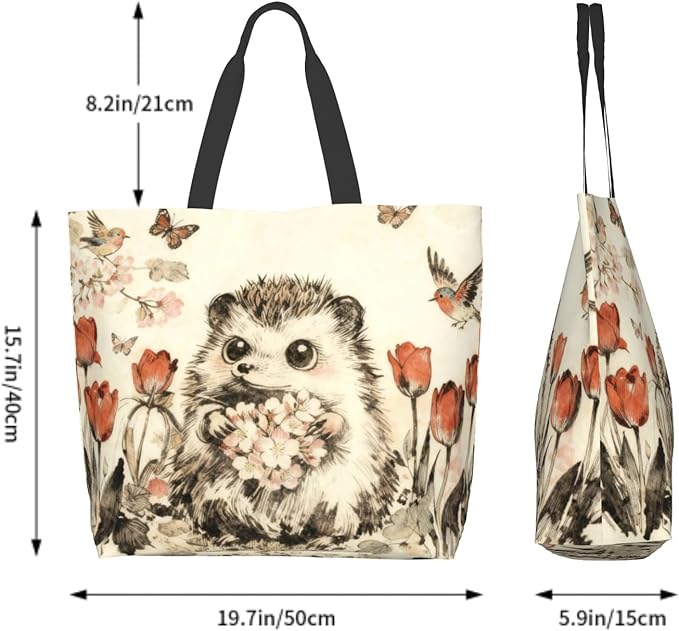 Shoulder Bag Large Reusable Eco-friendly Shopping Bags Portable Storage Handbag