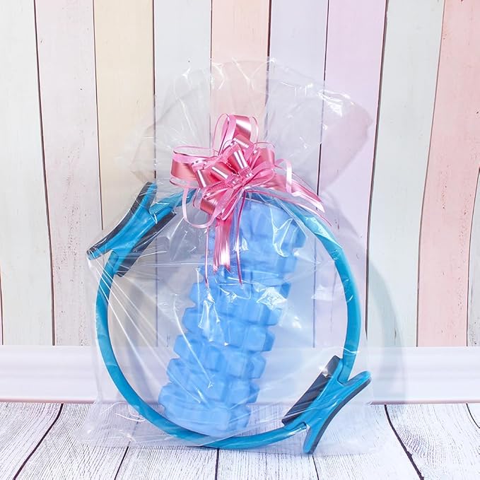 WEWILUCK Gift Bows for Presents, Pink Bows for Gift Wrapping, Gift Bows with Ribbon for Weddings, Bridal Showers, and Anniversary Decoration(6 inches, 15PCS)