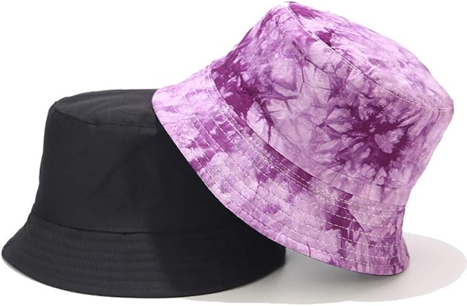 XYIYI Cute Bucket Hat Beach Fisherman Hats for Women, Reversible Double-Side-Wear