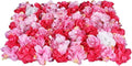 LOYALHEARTDY 6 PCS Artificial Flowers Wall Panels 24" x 16" Decorative Hydrangea and Rose Flower Panels Flower Wall for Home Party Wedding Christmas Festival Photo Backgdrop Decor