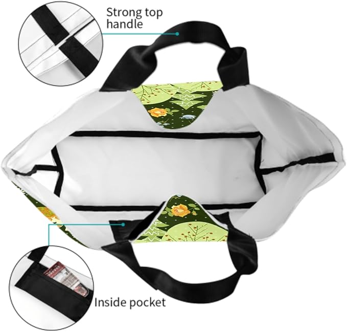 Shoulder Bag Large Reusable Eco-friendly Shopping Bags Portable Storage Handbag