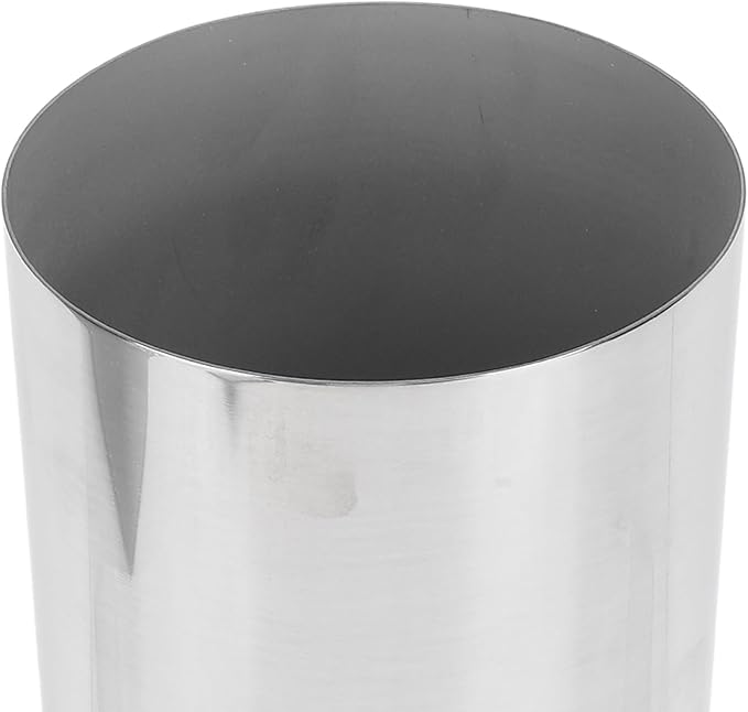 Metal Vase for Flowers Elegant Silver Stainless Steel Centerpiece Home Office Wedding Anniversary Decor 304 Stainless Steel 23x10cm
