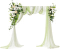 Artificial Wedding Arch Flowers Kit (Pack of 5),2pcs Artificial Hanging Flower Arch Decor,for Wedding Ceremony Arbor Reception Backdrop Rose Floral Party Outdoor Decoration Green