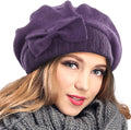 VECRY Women's 100% Wool Bucket Hat Felt Cloche Beret Dress Winter Beanie Hats